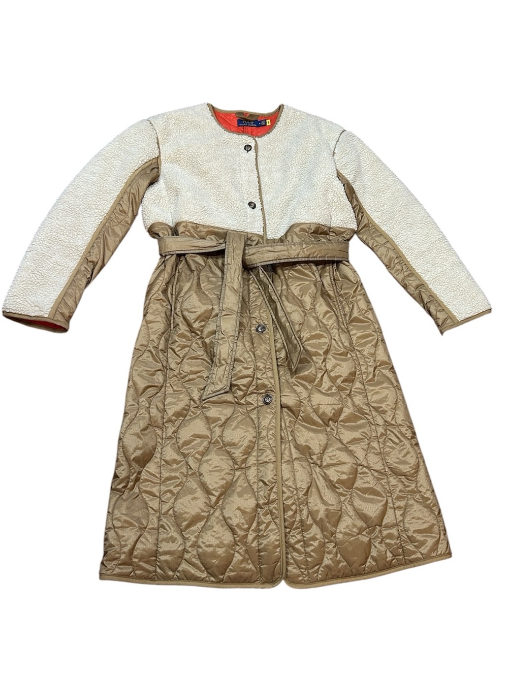 Polo Ralph Lauren Water-Repellent Belted Hybrid Liber Coat - Picture 5 of 16